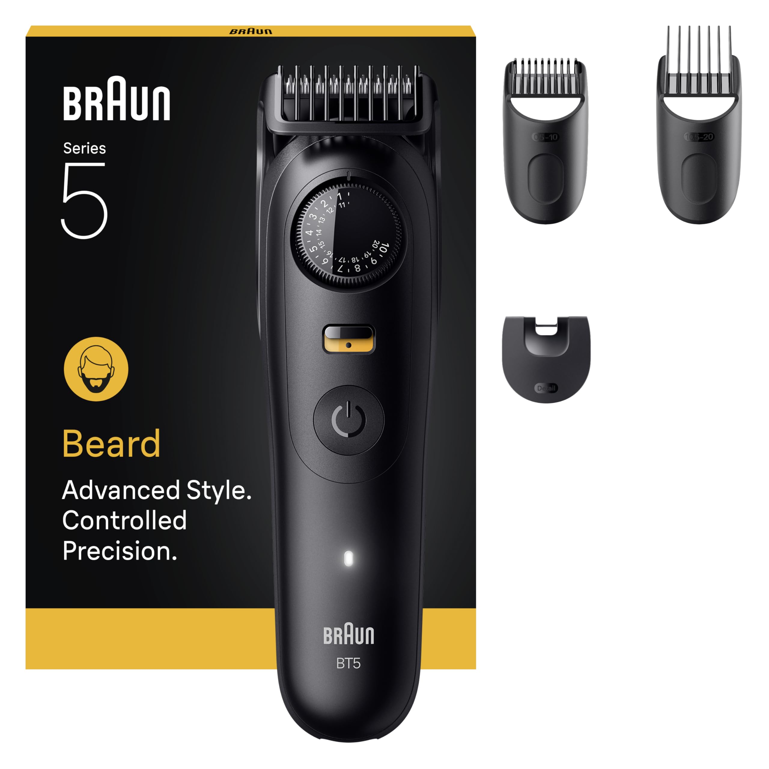 Amazon.co.jp: ブラウン BT5520 シリーズ5 ひげトリマー + 4